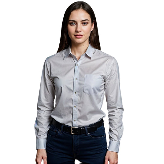 Flux Brushed Cotton Lounge Shirt Ladies