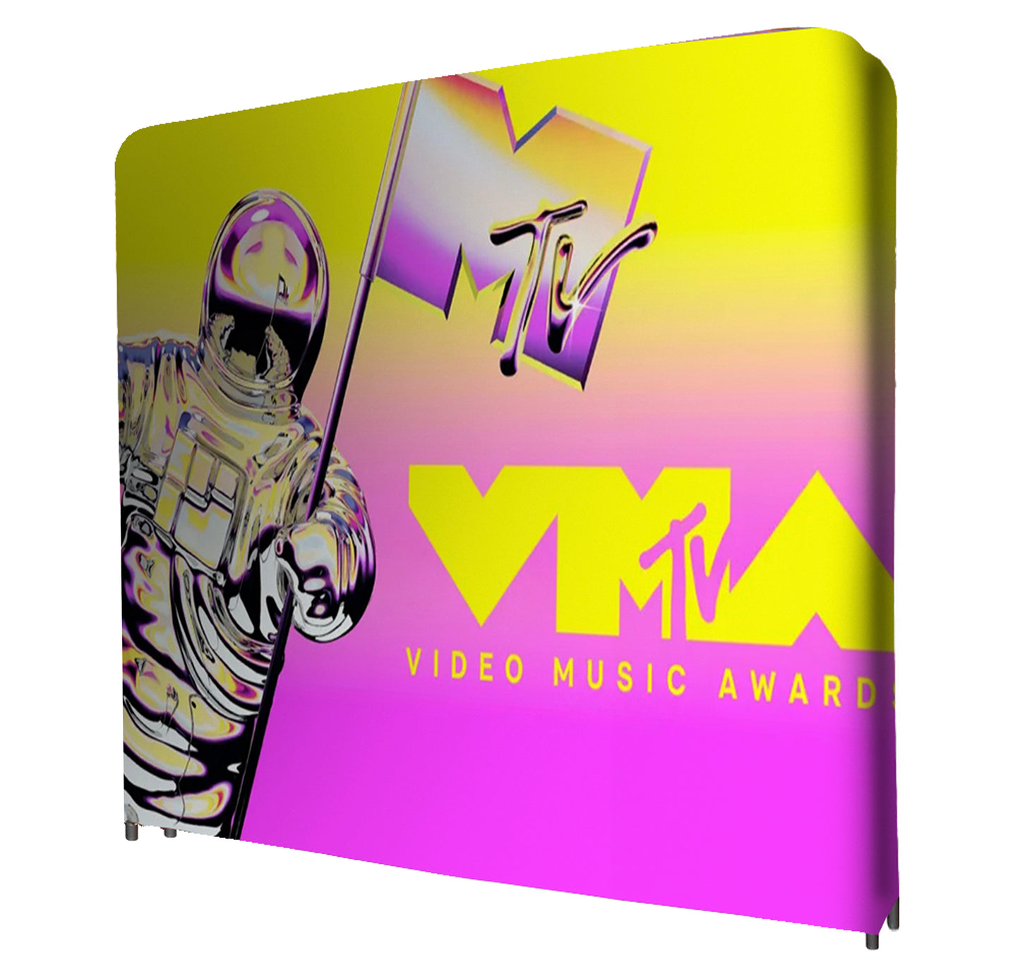 Freestanding Box Banner Double Sided Print 3000 X 2280 X 300mm