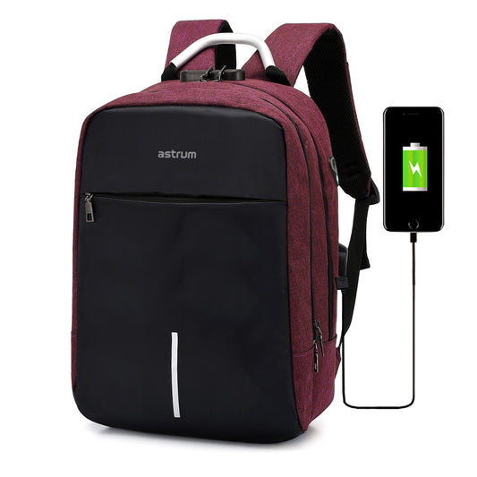 LB220 Backpack Oxford 300D 15" Red/black