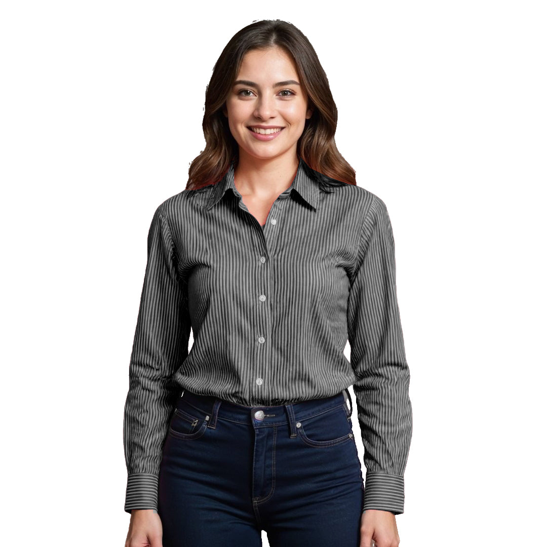Vertigo Vertical Stripe Blouse Ladies