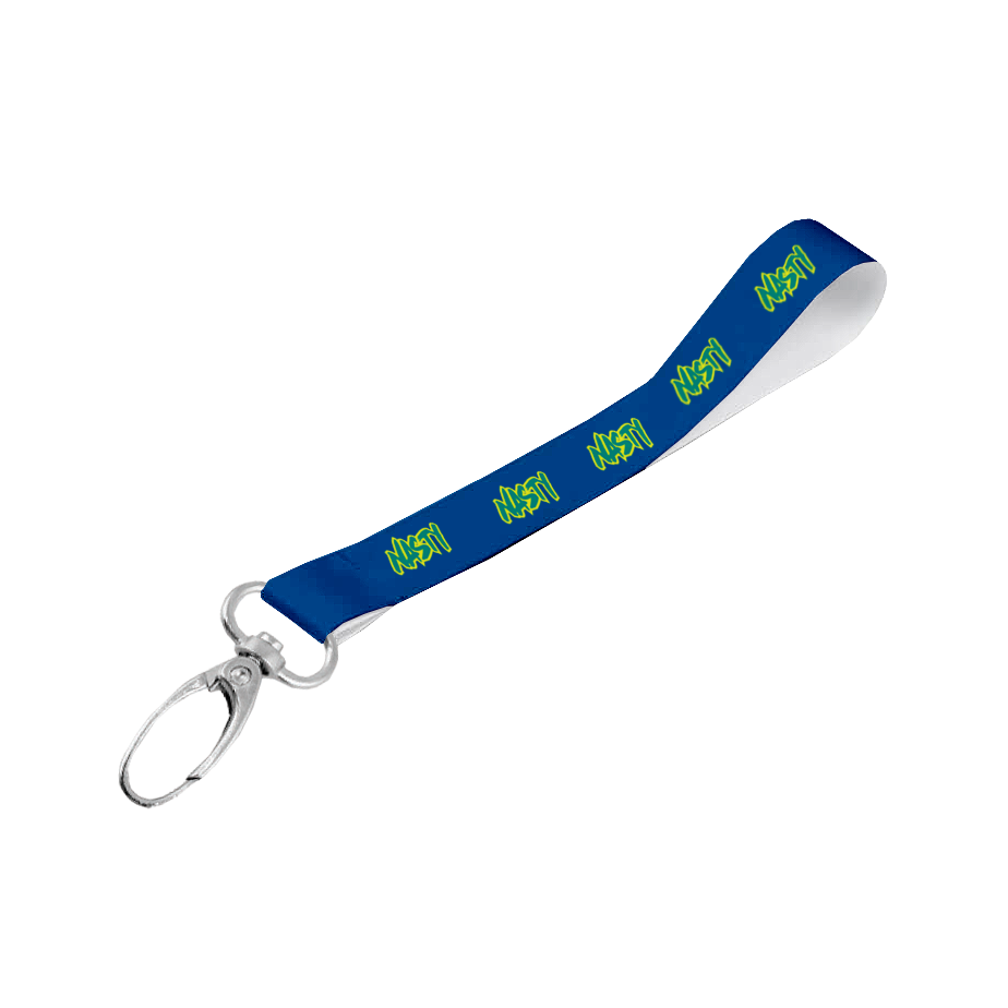 Matte Polyester Wrist Phone Strap S/Sided Print with Lobster Clip 25 x 340mm