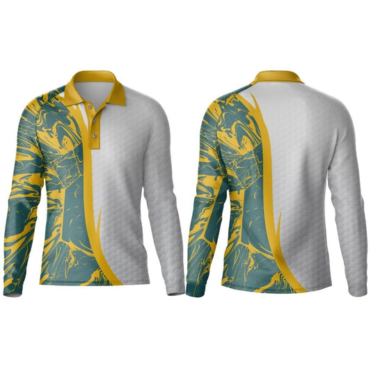 Kids Cricket Golfer Long Sleeve | Raglan Sleeve