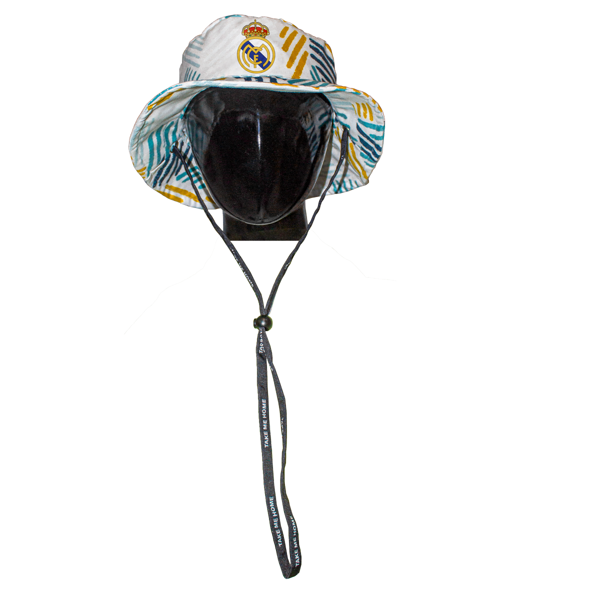 Gulliver Sun Hat With Personalised Branded Petersham Ties And Toggle