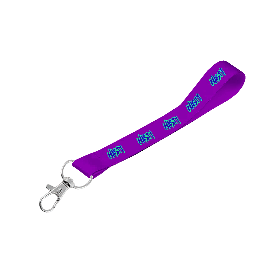 Satin Wrist Phone Strap D/Sided Print with Snap Hook 15 x 340mm