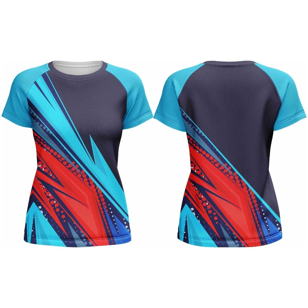 Ladies Netball/Hockey Crew Neck Short Sleeve T-Shirts | Raglan Sleeve