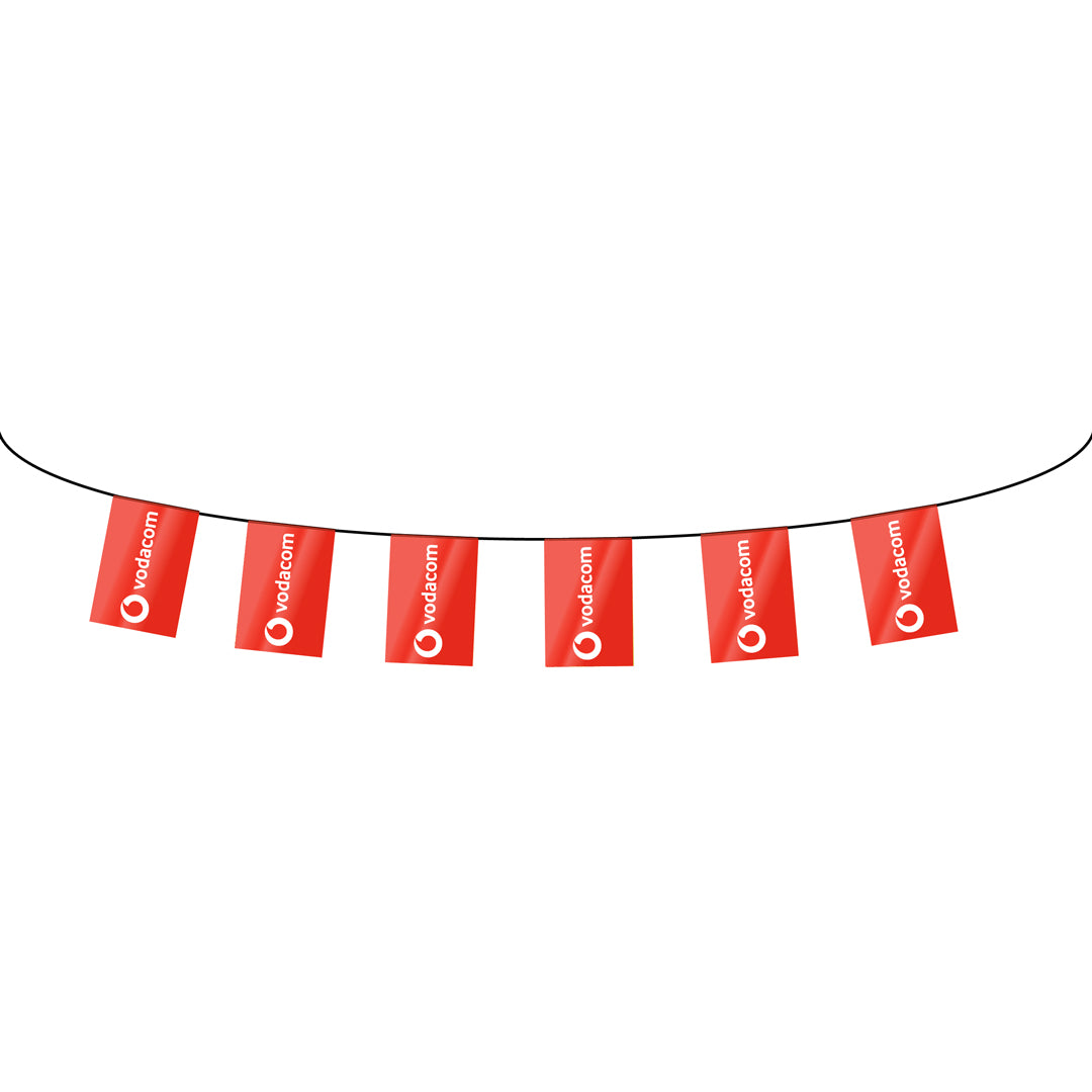 Rectangular Pennants. Double sided, PVC