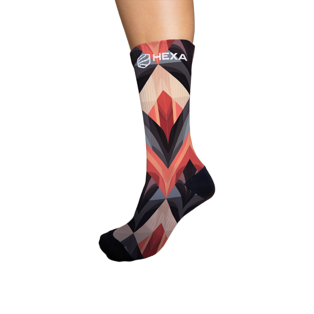 Ribbed Crew Socks