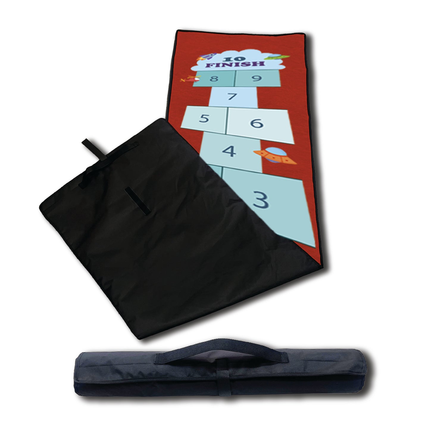 Hadeda Roll-up Hopscotch Mat S/S Print with Handle