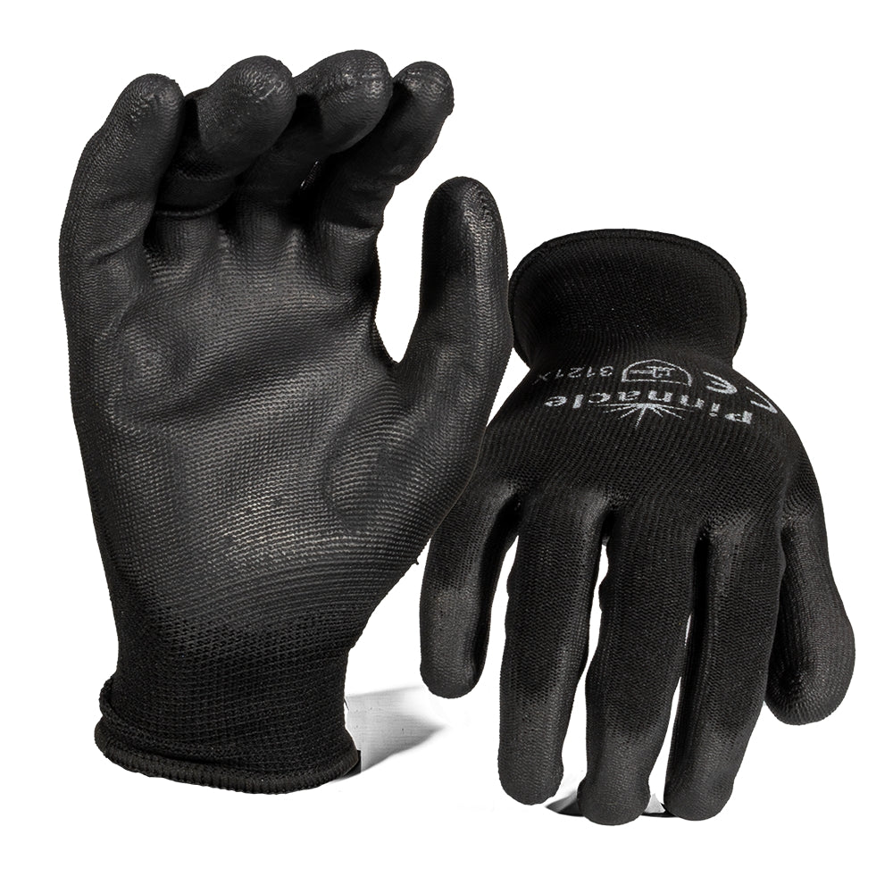 Black PU Palm Coated Glove Size 10 – Pack Of 12 Pairs