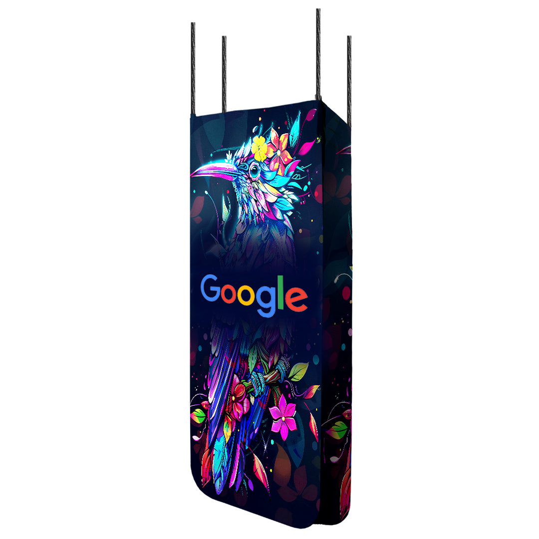 Hanging Box Banner Double Sided Print 800 X 2000 X 300mm