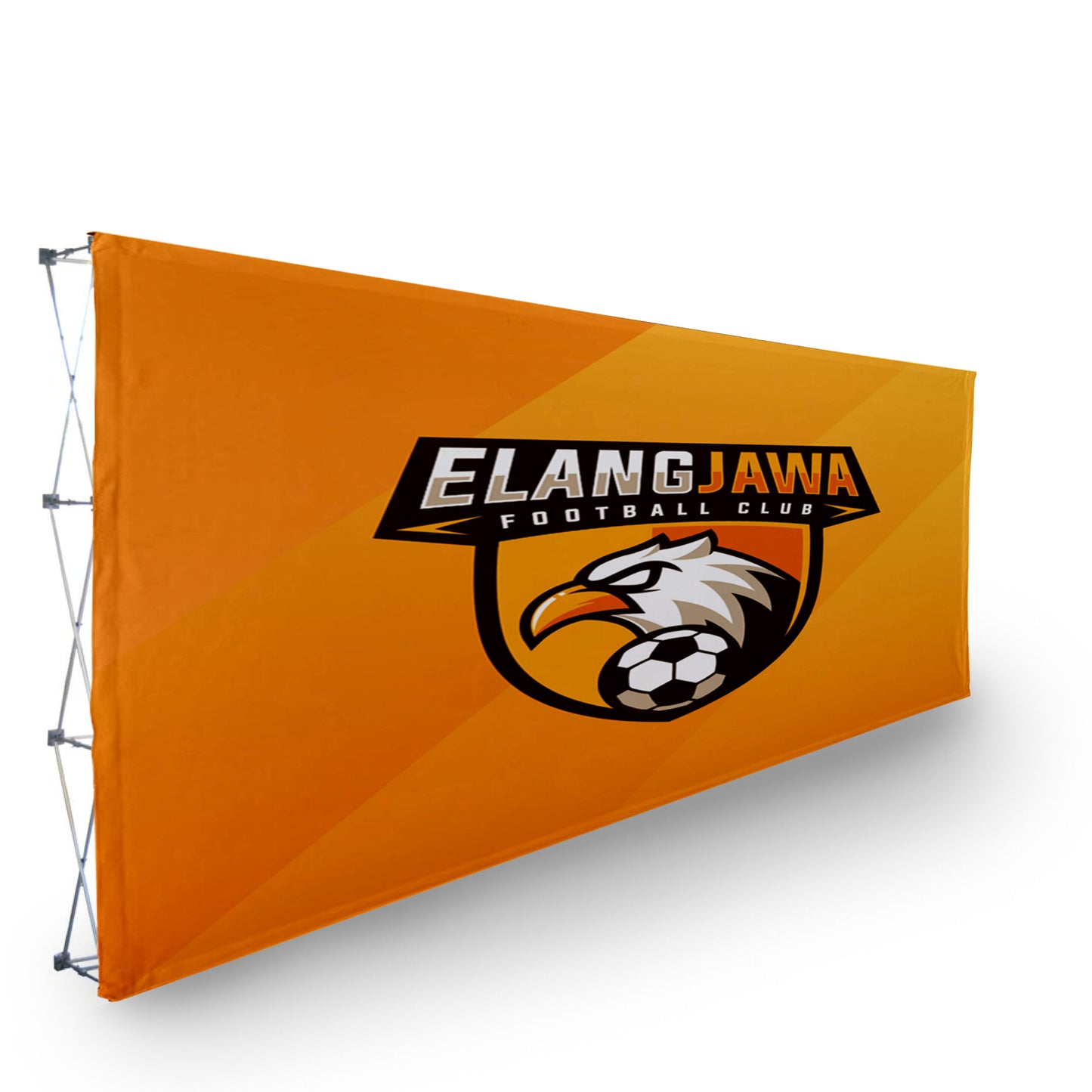 Bannerwall 6 x 2.25m, Supplied Complete