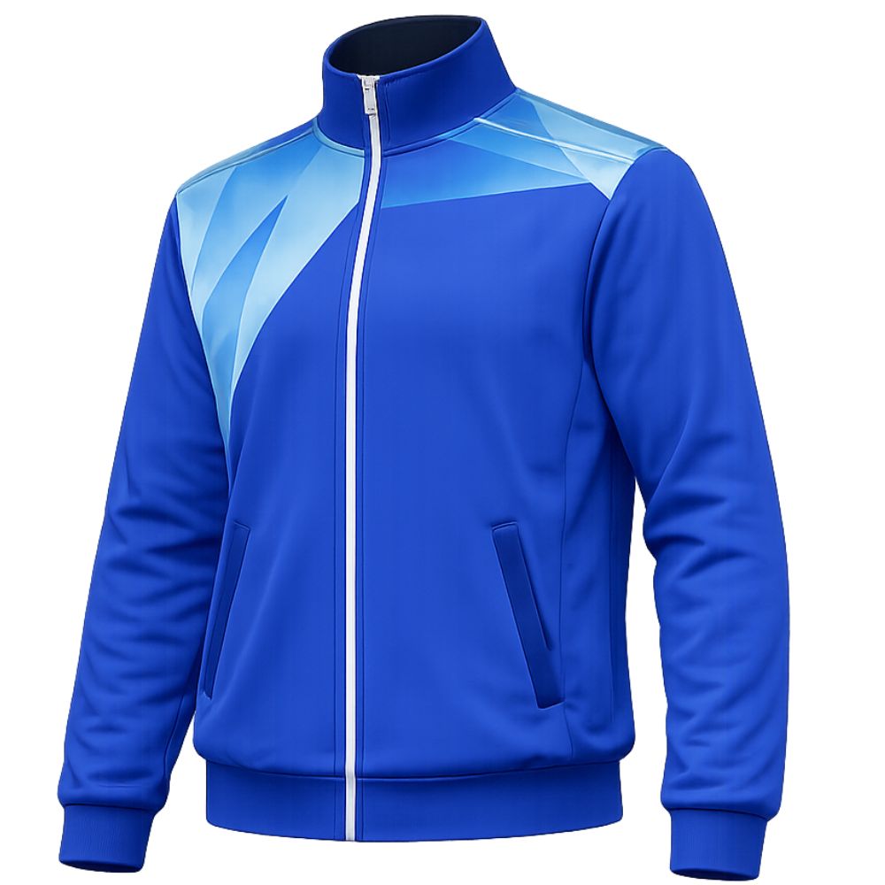 Kid’s Dye Sublimated Micro Active Tracksuit Jacket (Open Hem & Cuffs)