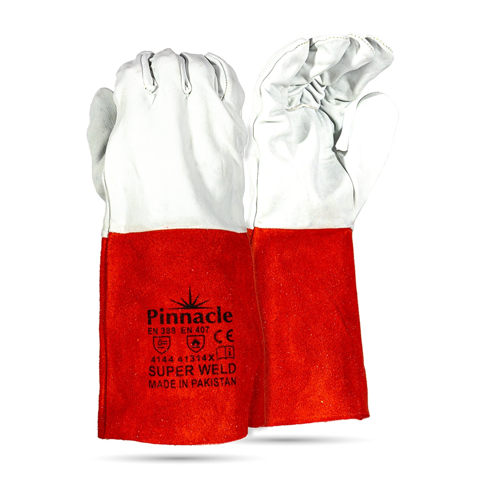 Superweld TIG Glove Red Extended Cuff – Pack Of 12 Pairs
