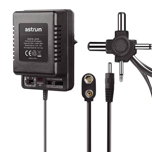 AD100 AC-DC,3-12V 1000MA 6P UNI Adap BLK