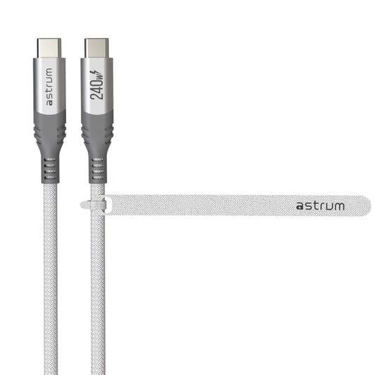 VMCC240 Cable C-C 240W M-M 2.0M Braid WH