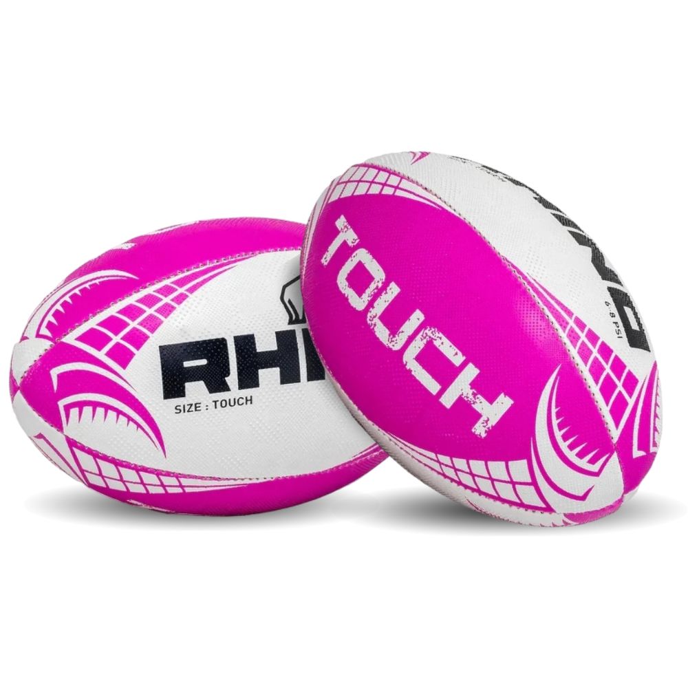 RHINO TOUCH RUGBY BALL Pink