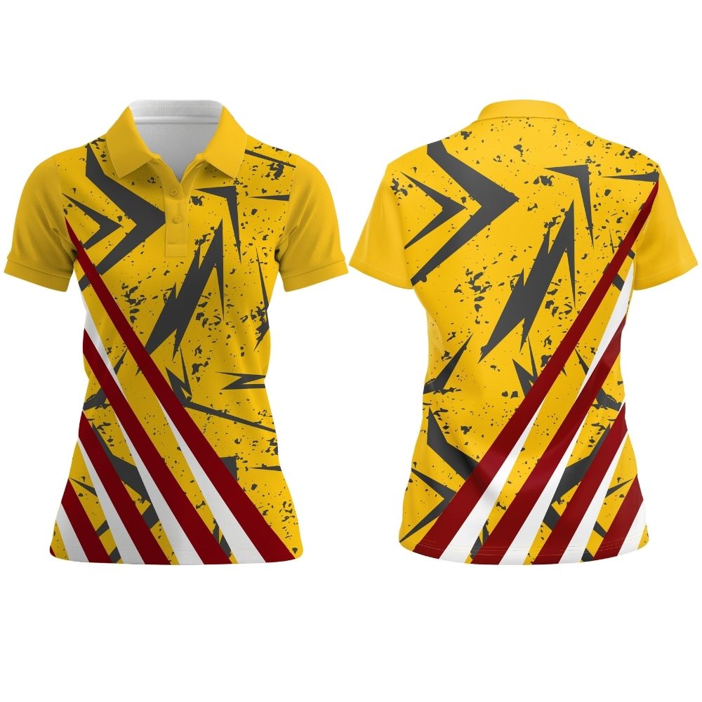 Ladies Netball/Hockey Short Sleeve Golfer | Fitted Sleeve