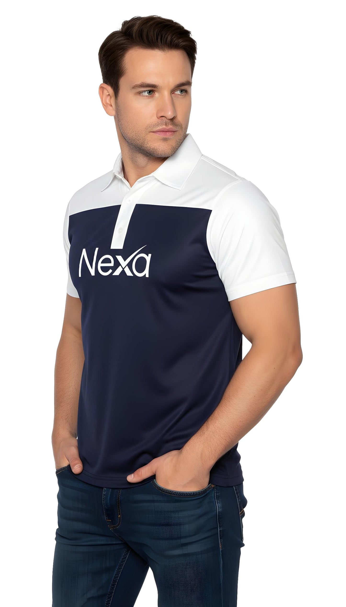 Contrast Shoulder Panel Golfer