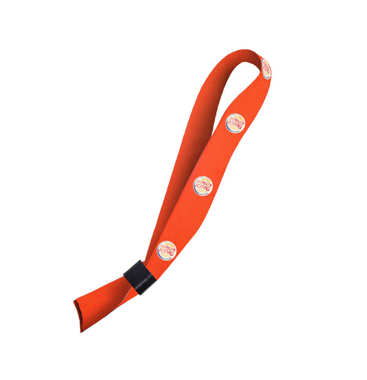 Hi-Viz Event Wristband DTF Full Colour Reflective Print S/Sided with Barb Buckle
