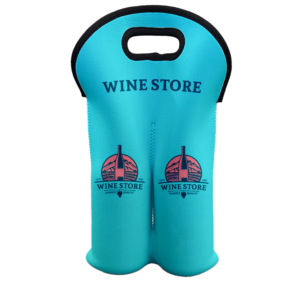 Neoprene Double Wine Bag