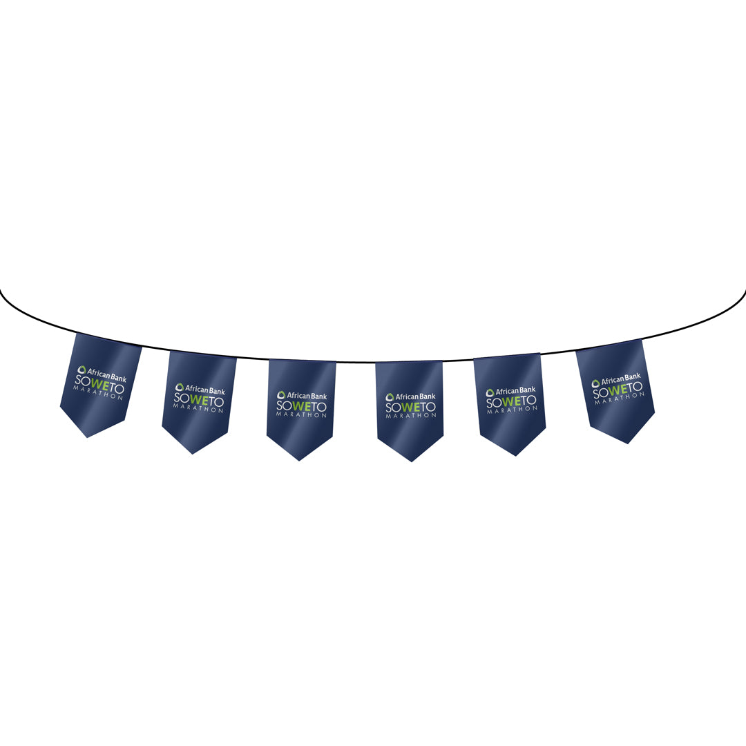 Shield Pennants. Single sided, PVC