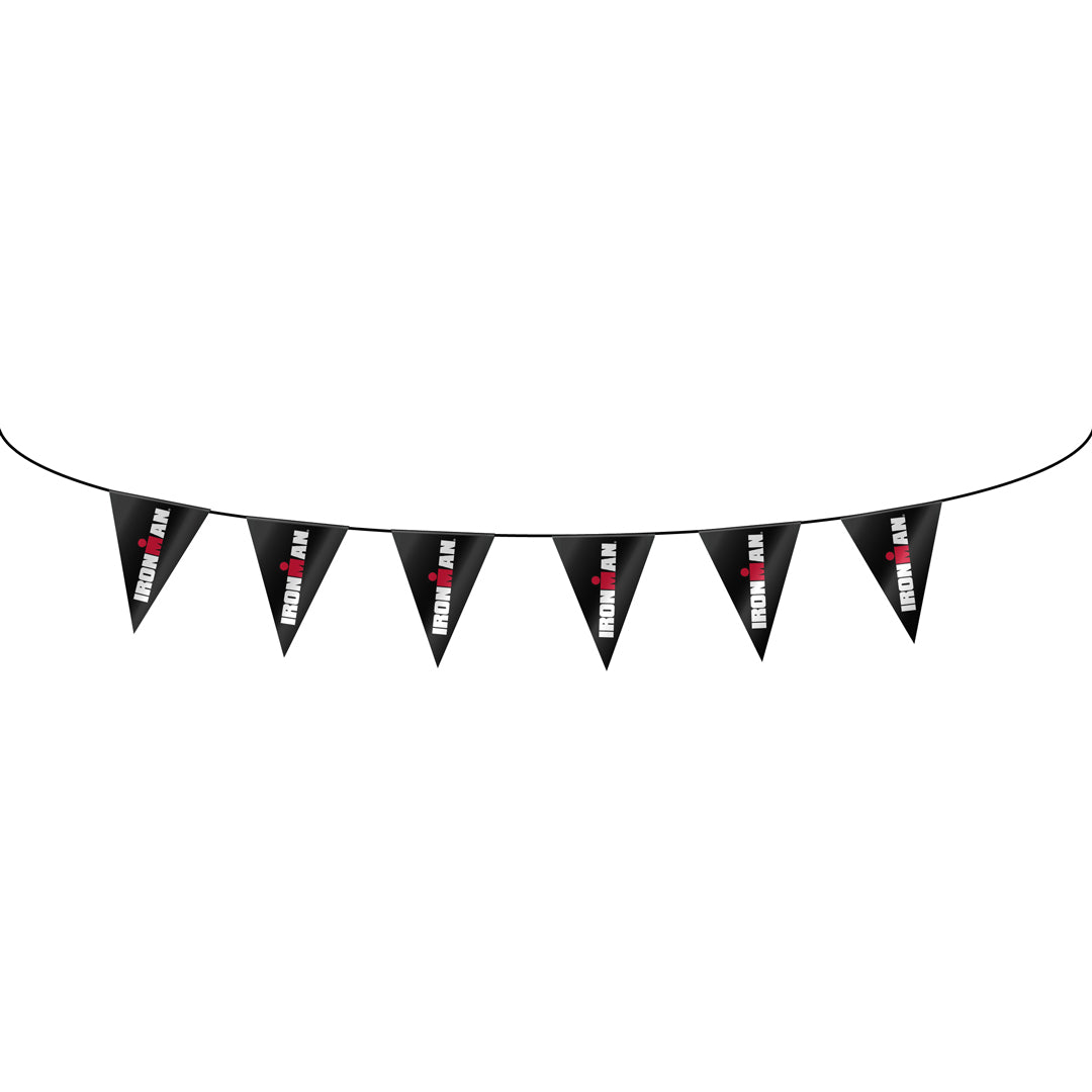 Triangular Pennants. Single sided, PVC