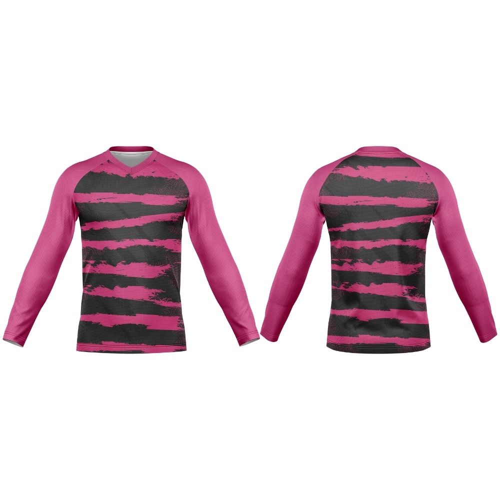 V-Neck Long Sleeve Soccer Shirt | Raglan Sleeves
