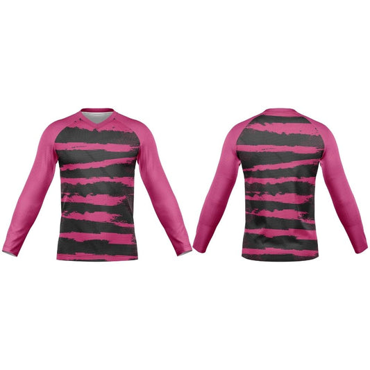 V-Neck Long Sleeve Soccer Shirt | Raglan Sleeves