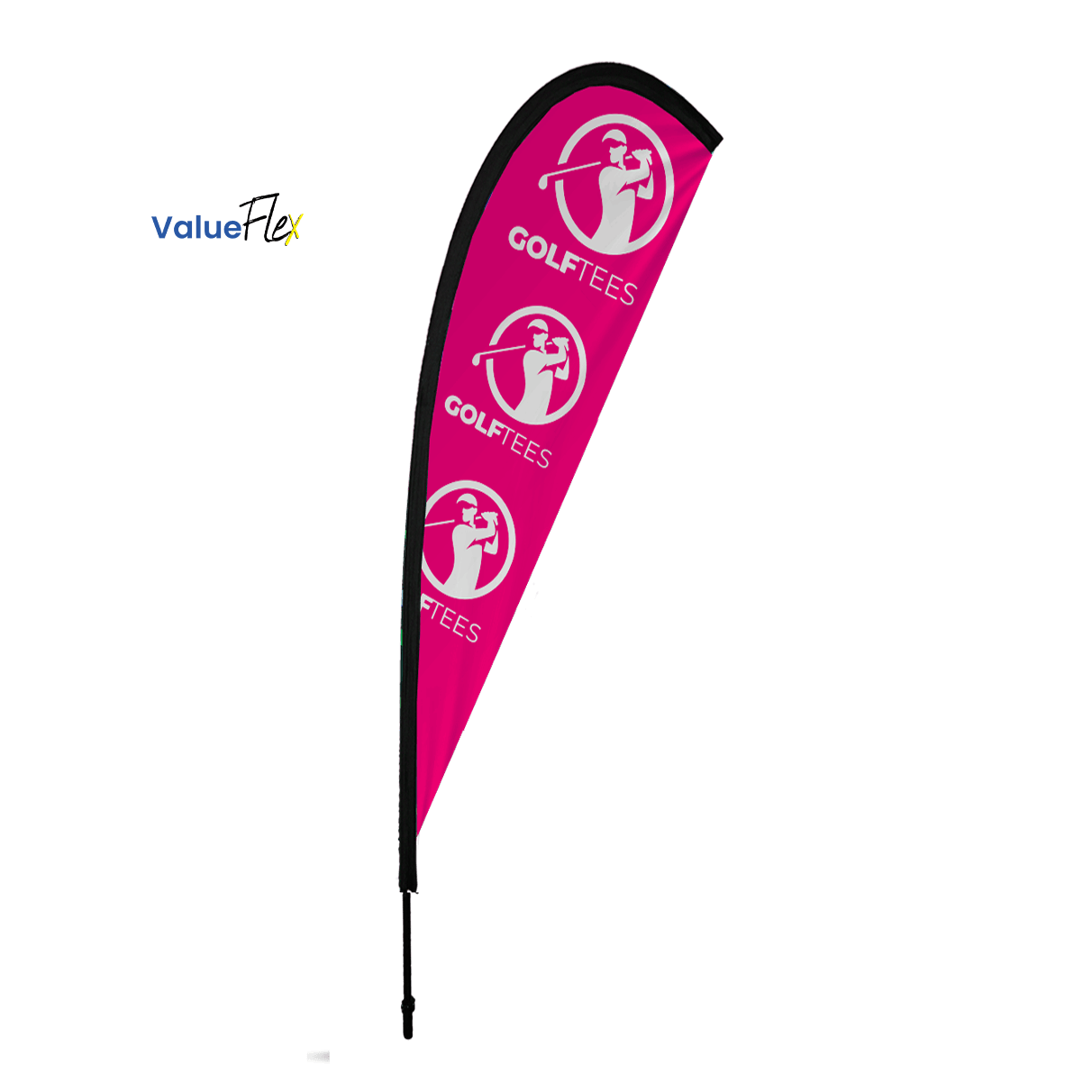 ValueFLEX Teardrop Banner 4m Single sided, Complete, Available in sets of 2