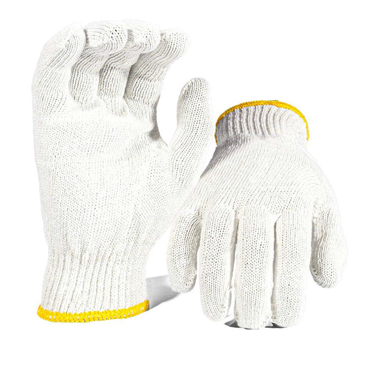 Cotton Knit Glove White 500G – Pack Of 12 Pairs