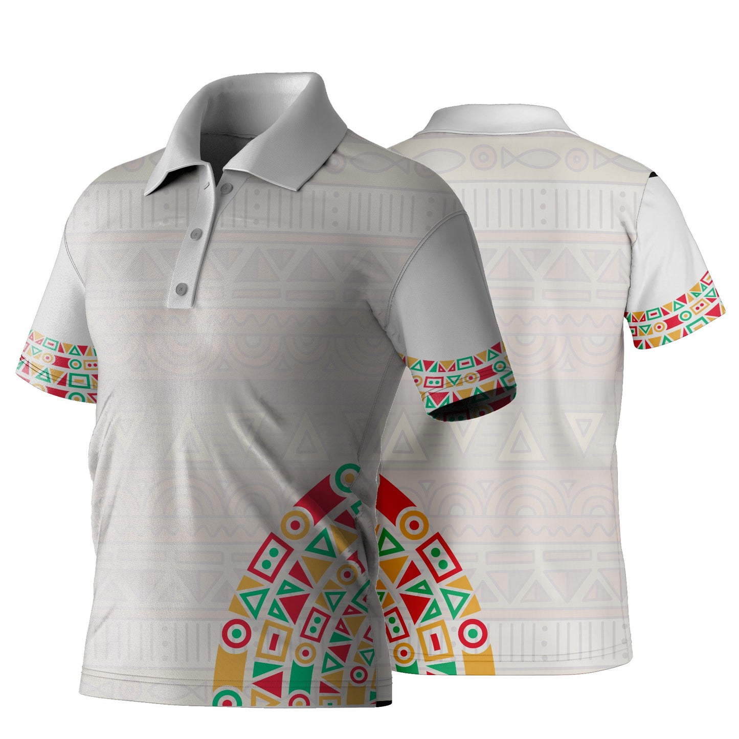 Unisex Golf Shirt | Pique Knit | Africa Design