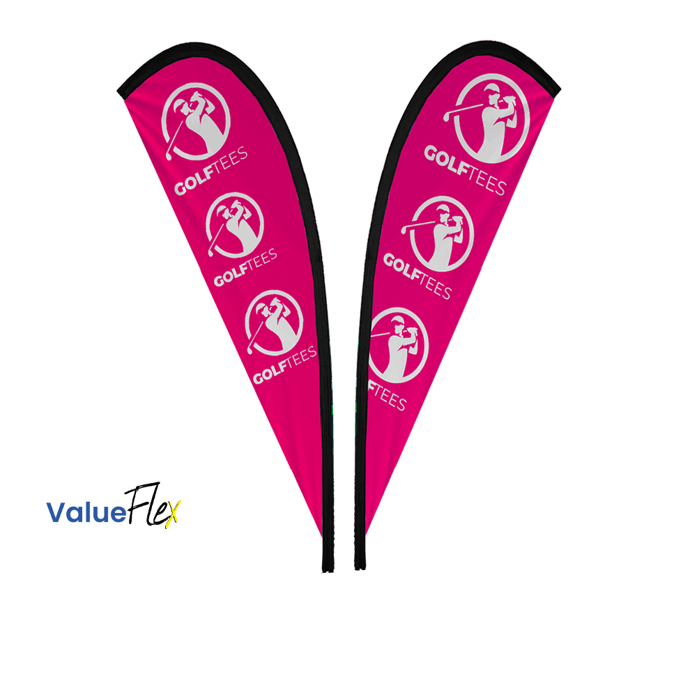 ValueFLEX Teardrop Banner 4m Double sided, Skin Only,