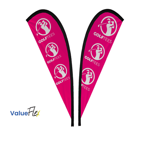 ValueFLEX Teardrop Banner 4m Double sided, Skin Only,