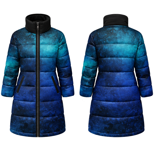 Dye Sublimated Micro Active Long Puffer Jacket