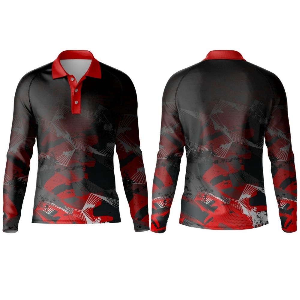 Kids Fishing Golfer Long Sleeve | Raglan Sleeve