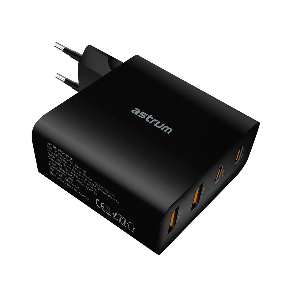 Wall Charger PRO PD100 2UC PD65W 2U QC