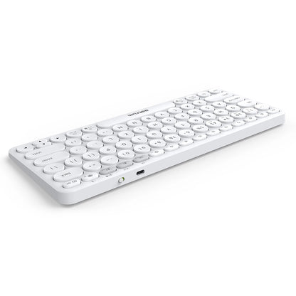 Dual Mode Mini Wireless Keyboard - KT200 - White