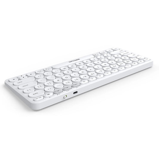 Dual Mode Mini Wireless Keyboard - KT200 - White