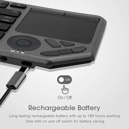Multi Mode Wireless Keyboard + Touchpad - KT210