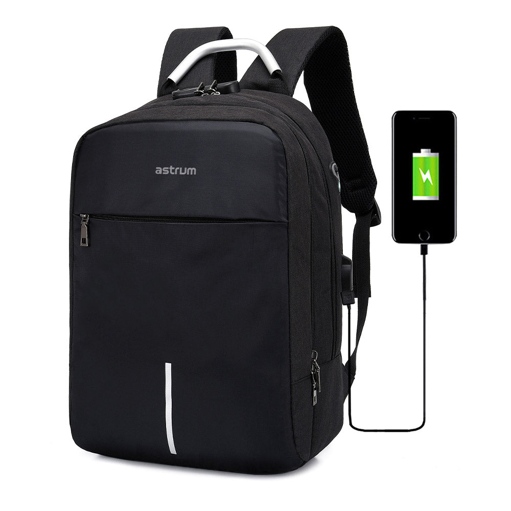 LB220 Backpack Oxford 300D 15" Black/bla