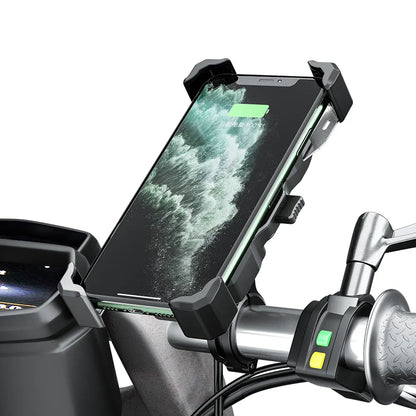 SH320 Pro Mount with Wireless Charging, Metal for Bike / Motorbike