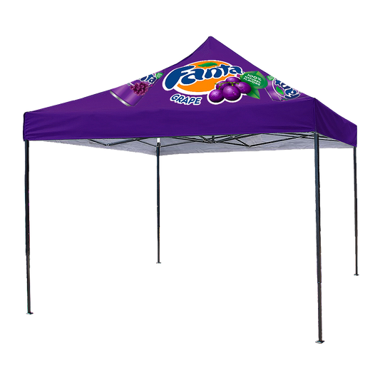 Gazebo 3 x 3m, Dye Sub, Econo with Hammered  Steel Finish Frame, Complete