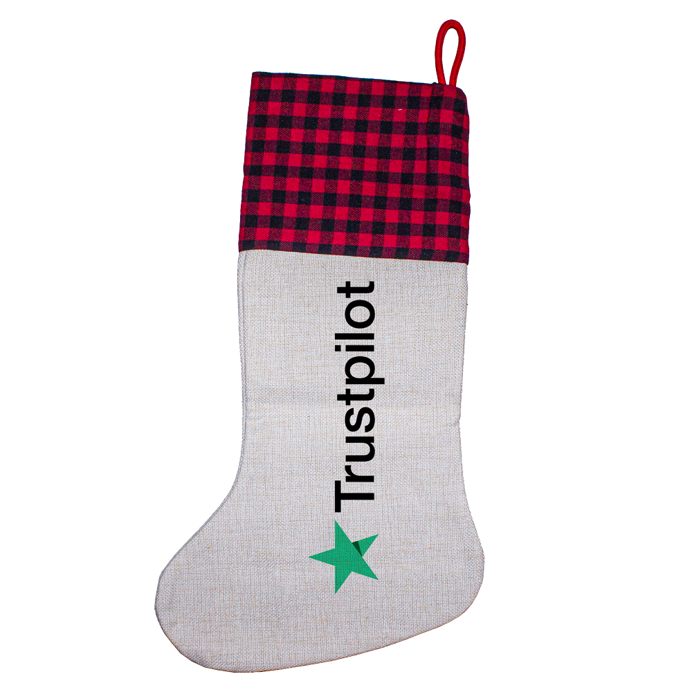 Festive Canvas Sock
