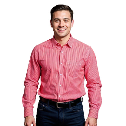 Vertigo Vertical Stripe Lounge Shirt Men’s