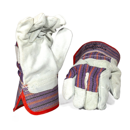Chrome Leather Candy Stripe Glove – Pack Of 12 Pairs