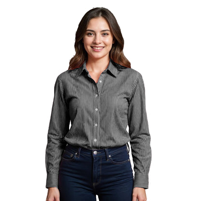 Vertigo Vertical Stripe Blouse Ladies