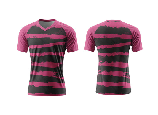 V-Neck Short Sleeve Soccer Shirt | Raglan Sleeves