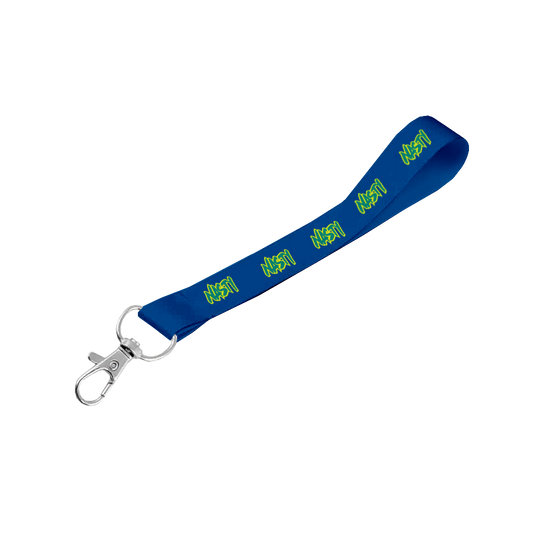 Matte Polyester Wrist Phone Strap D/Sided Print with Snap Hook 25 x 340mm