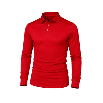 Sea Biscuit Combed Cotton Long Sleeve Golfer