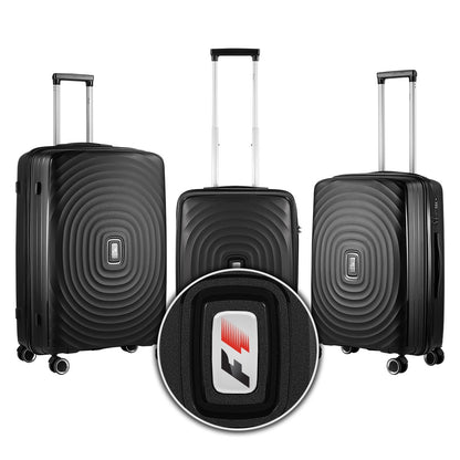 Travelwize Ripple PP 4-Wheel Spinner 3 Pc Luggage Set